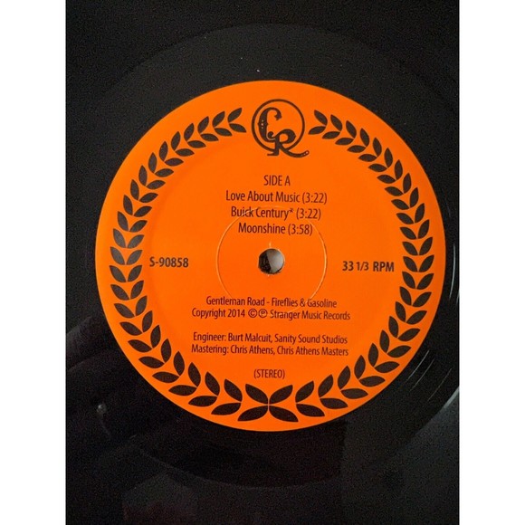 Gentleman Road Fireflies & Gasoline LP 2014 Stranger Music Records S-90858 EX - Picture 5 of 7